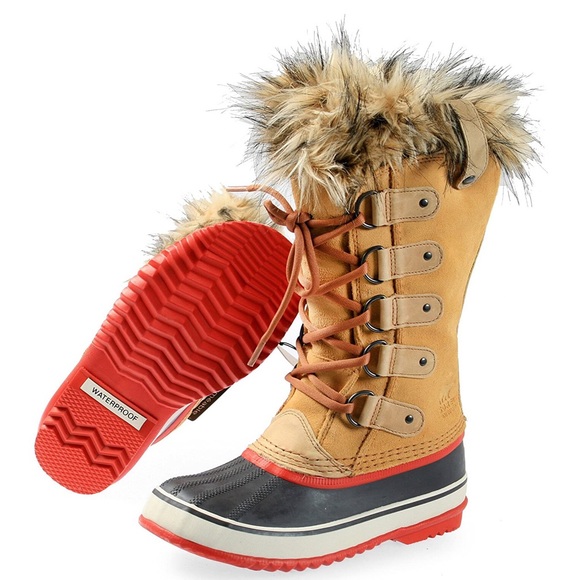 SOREL Joan Of Arctic Camel Waterproof Winter Boots - Picture 1 of 10